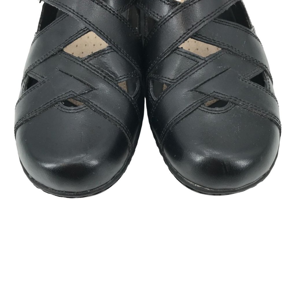 Thom McAn Womens Black Dorthey Adjustable Strap Loafer Size 8W 4895137741287 - Picture 9 of 12